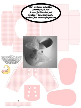 New Baby Girl Trainer Kit with Gift Box