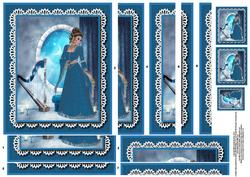 Lady with Harp Spiral Edge Stacker