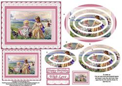 Walking the Dog Concentric Pyramid Panel