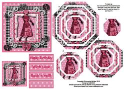 Fabulous Fifties Concentric Pyramid Panel