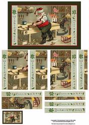 Santa Makes Toys Side Stacker