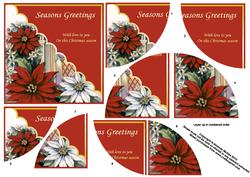 Poinsettia and Church Window Curved Spiral Stacker