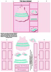 Pink Princess Wardrobe Card