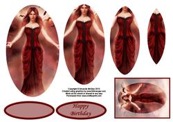Vampire Enchantment in Red Pyramid Sheet 2