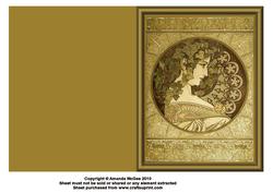 Ivy - Art Nouveau Quick Card