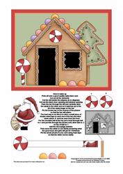 Gingerbread House Moveable Decoupage