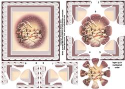 Lilac Christmas Scene Petal Stacker