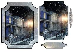 Walking on a Winters Night Topper