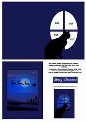 Cat Waiting for Santa