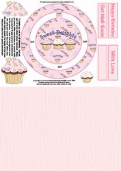 Cupcake Circle Penny Slider