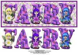 Flower Fairies Fairy Large Dl Card Front with Decoupage