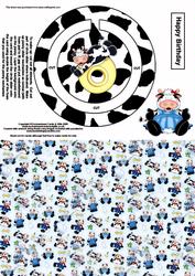 Cow Circle Penny Slider