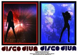 Disco Divas A5 Toppers x 2