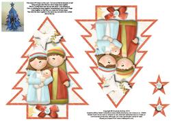3D Christmas Tree - Nitwit Nativity