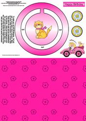 Pink Fast Car Circle Slider