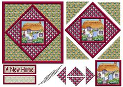 Pretty Cottage Geometric Pyramic Panel