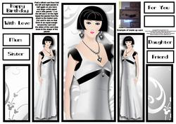 Deco Decadence Art Deco Theatre Fold Card