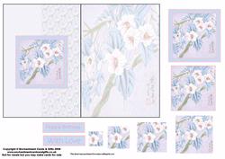 Oriental Flowers Fold Back