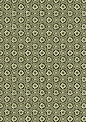 Green and Cream Damask Backing Paper