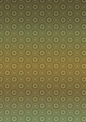 Green and Gold Varigated Damask Backing Paper