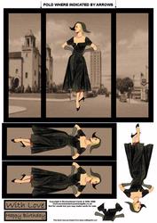 1940s Lady Gate Fold