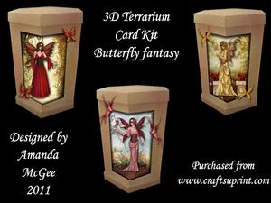 Butterfly Fantasy 3D Terrarium Kit