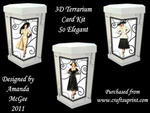 So Elegant 3D Terrarium Card Kit