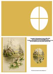 Country Cottage Window Card