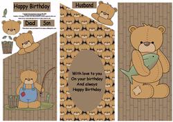 Bear Goes Fishing Cascade Sheet