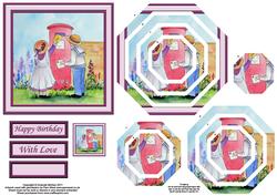 Posting the Letters Oct Concentric Pyramid Panel