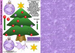 Pixie Painting Baubles Moveable Decoupage Sheet