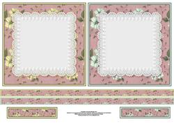 Buttercups Lemon and Green 6x6 Square Card Fronts