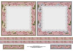 Buttercups Gold and Silver 6x6 Square Card Fronts