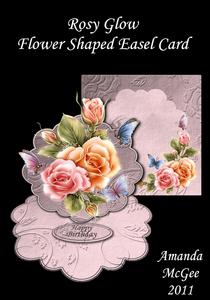Rosy Glow Flower Shaped Easel Card Kit