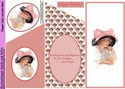 Elegant Lady Cascade Sheet
