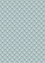 Blue and White Lace Backing Paper