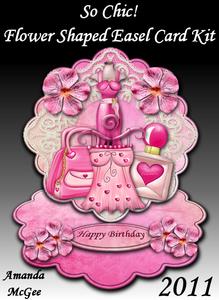So Chic! Flower Shaped Easel Card Kit