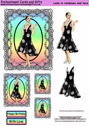 Lady in Rainbows and Lace