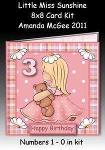 Little Miss Sunshine 8x8 Card Kit