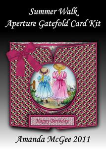Summer Walk Aperture Gatefold Card Kit