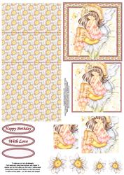 Daisy Fairy Mini Easel Card