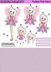 Funky Pink Fairy Step by Step