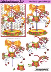 Christmas Carousel Horse Step by Step