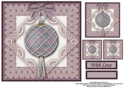 Pretty Pomander 8x8 Square Topper Sheet