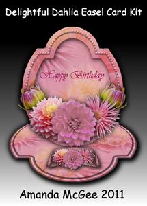 Delightful Dahlias Easel Card Kit