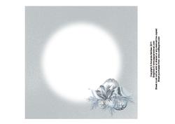 Silver Tinsel 8x8 Insert to Go with Cup241655_56