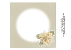 Golden Poinsettia 8x8 Insert to Go with Cup242059_56