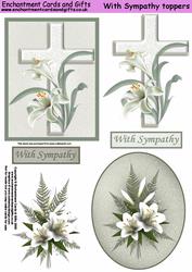With Sympathy Toppers