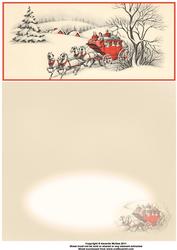 A Carriage Ride Through the Snow Dl a Card in One