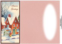 Walking in the Snow Dl a Card in One